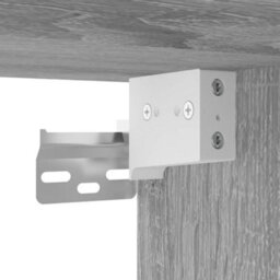 Berkfield Highboard Grey Sonoma 34.5X34X180 Cm Engineered Wood - thumbnail 9