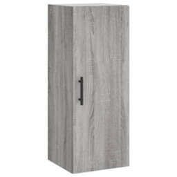 Berkfield Highboard Grey Sonoma 34.5X34X180 Cm Engineered Wood - thumbnail 7