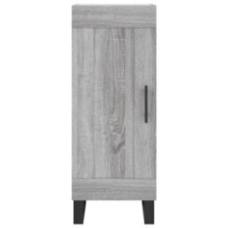 Berkfield Highboard Grey Sonoma 34.5X34X180 Cm Engineered Wood - thumbnail 6