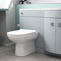 Nes Home 1100mm Matte Grey Rh Basin Vanity, Wc Unit & Back To Wall Toilet - thumbnail 3