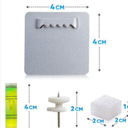 Adhesive Picture Hanger, No-Drill Adhesive Frame Attachment, Photo And Mirror Mounting Brackets, Fixing For Hanging Mirrors - thumbnail 2