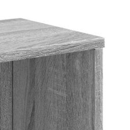 Berkfield Bookcase Grey Sonoma 50X25X105 Cm Engineered Wood - thumbnail 7