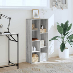 Berkfield Bookcase Grey Sonoma 50X25X105 Cm Engineered Wood - thumbnail 3