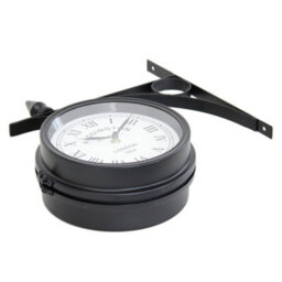 Oypla Double Sided Paddington Station Outdoor Garden Wall Clock - thumbnail 3