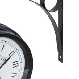 Oypla Double Sided Paddington Station Outdoor Garden Wall Clock - thumbnail 4