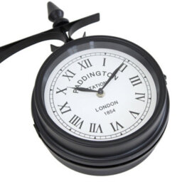 Oypla Double Sided Paddington Station Outdoor Garden Wall Clock - thumbnail 8