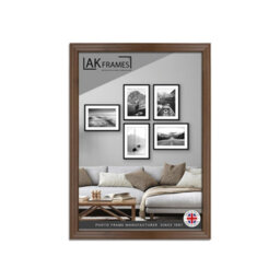 "AK Frames 18X16"" Classic Walnut Modern Picture Frame - Poster Frame For Photos, Prints And Wall Art - Elegant Home Decor" - thumbnail 1