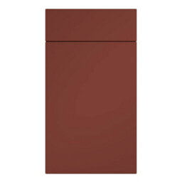 Premium Kitchens Ethos Matt Red Modern Drawer Front, Bridging Door & Bi-Fold Door (H)356mm (W)597mm (T)18mm - thumbnail 1