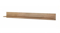 Arte Stylish Larona 02 Wall Shelf 1850mm In Oak Riviera - Showcase Books And Decor Elegantly H200mm D210mm - thumbnail 1