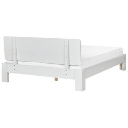 Beliani Bed Pine Wood Royan 140 X 200 Cm (Eu Double) White - thumbnail 5