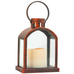 Bronze Effect Led Candle Lantern - thumbnail 7