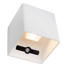Lucide Vertigo Led Outdoor Up & Down Wall Light With Pir & Dusk To Dawn Sensor White - thumbnail 6