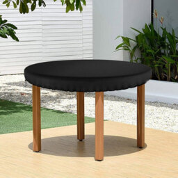 Garden Table Cover, Round Outdoor Protective Waterproof, Uv Resistant, Oxford Fabric - thumbnail 2