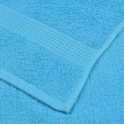 Berkfield Hand Towels 2 Pcs Turquoise 50X100 Cm 360 Gsm 100% Cotton - thumbnail 6