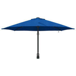 Berkfield Garden Parasol Blue, Black 248 X 248 X 148 Cm Polyester, Steel - thumbnail 4