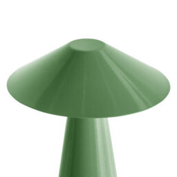 Wyld And Coco Lumina Wireless Led Table Lamp Green Retro Iron Mushroom - Adjustable Shade, 3 Colour Temperatures, Touch Dimmer - thumbnail 5