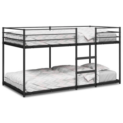 Berkfield Strong Bunk Bed Without Mattress Black 90X190 Cm Steel