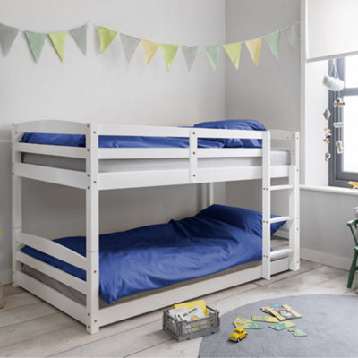 Nöa & Nani Noa & Nani Shorty Kids Solid Wood Bunk Bed Splits Into Toddler And Day Bed In Classic White Mimi - image 1