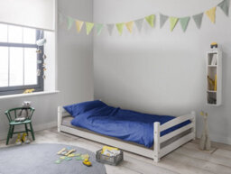 Nöa & Nani Noa & Nani Shorty Kids Solid Wood Bunk Bed Splits Into Toddler And Day Bed In Classic White Mimi - thumbnail 3