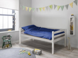 Nöa & Nani Noa & Nani Shorty Kids Solid Wood Bunk Bed Splits Into Toddler And Day Bed In Classic White Mimi - thumbnail 4