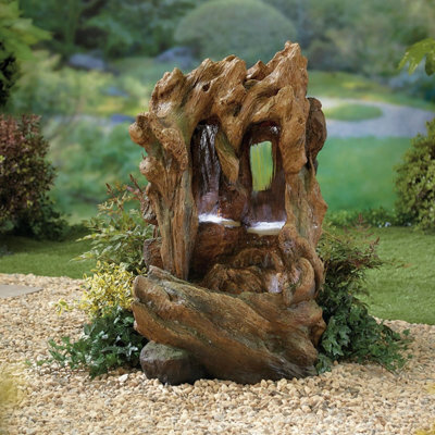 Outdoor Living UK Kelkay Colorado Falls With Lights Mains Plugin Powered Water Feature - image 1
