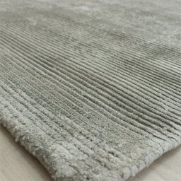 Plain Grey Modern Handmade Rug For Dining Room Bedroom & Living Room-160Cm X 230Cm - thumbnail 5
