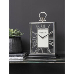 Buttercup Farm Skeletal Mantel Clock - Ss/aluminum - L10 X W30 X H43.5 Cm - Silver/black - thumbnail 5