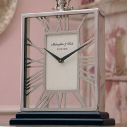 Buttercup Farm Skeletal Mantel Clock - Ss/aluminum - L10 X W30 X H43.5 Cm - Silver/black - thumbnail 3