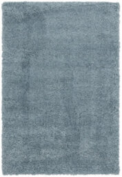 Duck Egg Modern Shaggy Plain Easy To Clean Dining Room Rug-160Cm X 230Cm - thumbnail 1