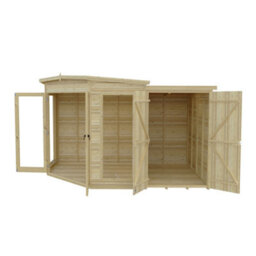 Shire Barclay 7 X 11 Feet With Side Shed - L119 X W205 X H190.3 Cm - thumbnail 8