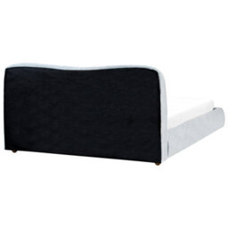 Beliani Ottoman Bed Chenille Blagnac 180 X 200 Cm (Eu Super King) Light Blue - thumbnail 8