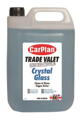 Carplan Cfg005 Trade Valet Crystal Glass Mirror Cleaner Windscreen 5 Litres X 2