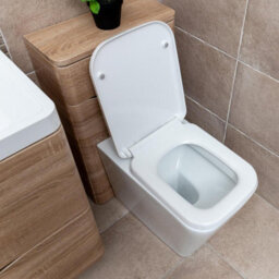 Plum&clay Eden Light Oak Back To Wall Toilet Wc Unit Bathroom Furniture - thumbnail 4