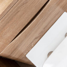 Plum&clay Eden Light Oak Back To Wall Toilet Wc Unit Bathroom Furniture - thumbnail 6