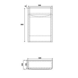 Plum&clay Eden Light Oak Back To Wall Toilet Wc Unit Bathroom Furniture - thumbnail 8