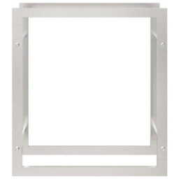 Walplus Firewood Rack 80X28X86 Cm Stainless Steel - thumbnail 4