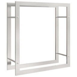 Walplus Firewood Rack 80X28X86 Cm Stainless Steel - thumbnail 2
