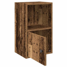 Berkfield Bookcase Old Wood 31X24X52 Cm Engineered Wood - thumbnail 4