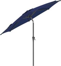 Songmics Sun Umbrella, Tilt On Both Sides, Crank For Opening/closing, Outdoor Patio, Balcony, Poolside, Beach, Without Base, Blue - thumbnail 7