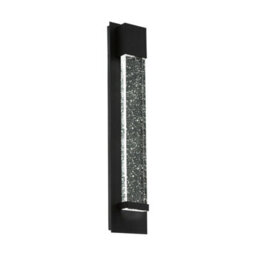 Stylish Ip44 Outdoor Wall Light With Long Bubble Glass And Built-In Led For Porches