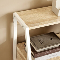 Sobuy Fwt63-N, Home Office Table Desk Computer Desk With Storage Shelf, Wood Veneer,w80Xd50Xh100 - thumbnail 6