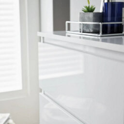 White High Gloss 5 Drawer Chest Of Drawers - thumbnail 5
