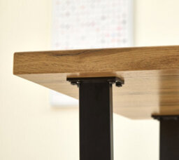 Outdoor Living (NW) Ltd Colorado Oak Dining Table With Industrial Black Legs - thumbnail 4