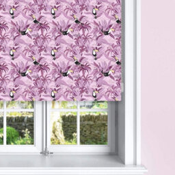 Lister Cartwright Blackout Roller Blinds For Kids Easy Fit Child Safety Included (Toucan Purple , 90 X 140 Cm) - thumbnail 2