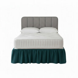 Base Valance Polycotton Sheet For Divan Beds Easy Care Bed Base Cover Teal - thumbnail 2