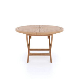 Eterna Amalfi Teak Garden Dining Table & 4 Seat Chair Set - With Green Cushions - thumbnail 7