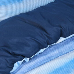 Smart Living Luxury Hotel Quality Reversible Ribbed Velvet Duvet Cover With Pillowcases - thumbnail 3