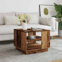 Berkfield Coffee Table Old Wood 55X55X42 Cm Engineered Wood - thumbnail 3