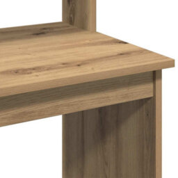 Walplus Desk With Shelves Artisan Oak 102X45X148 Cm Engineered Wood - thumbnail 7