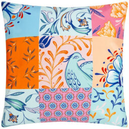 Furn. Azzar Floral Tile Outdoor Cushion Cover - thumbnail 3